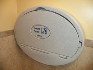Wall-mounted Baby changing station