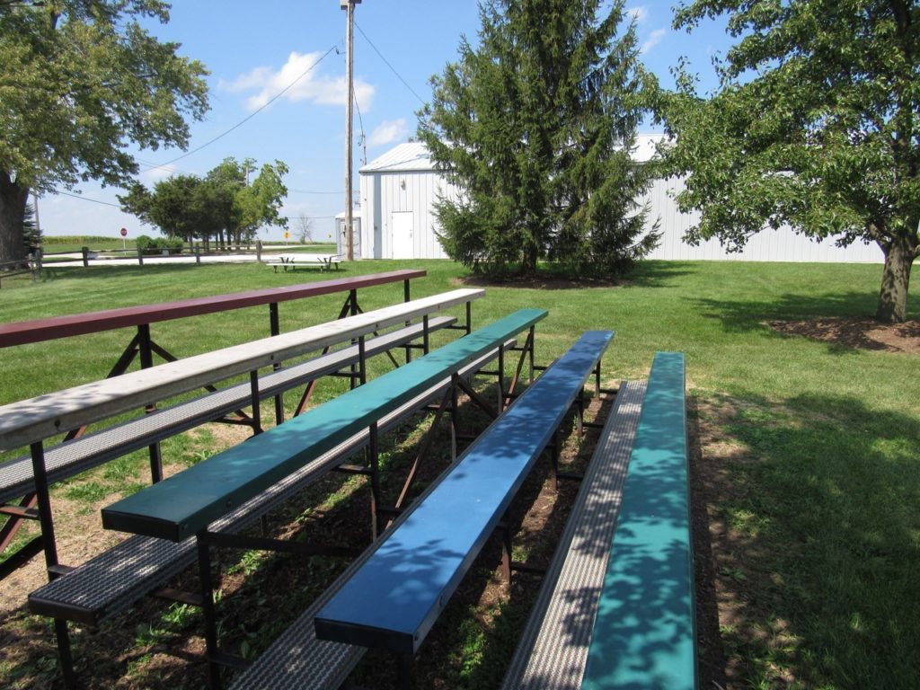 Bleachers at Hutchins Athletic Field