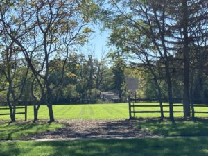 photo of entrance to Tower Park on Grandwood Drive