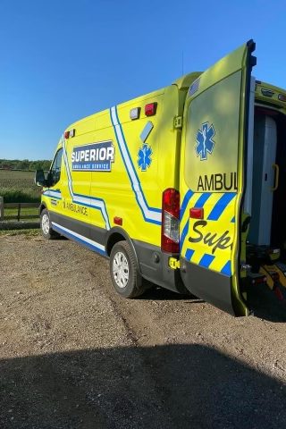 photo of an Ambulance from Superior Ambulance